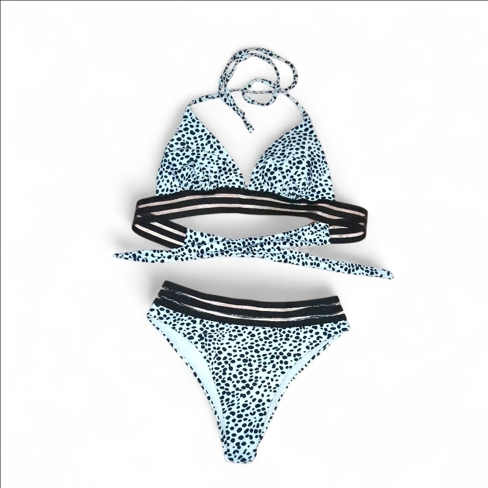SHEIN New Cow Print Patterned Bikini